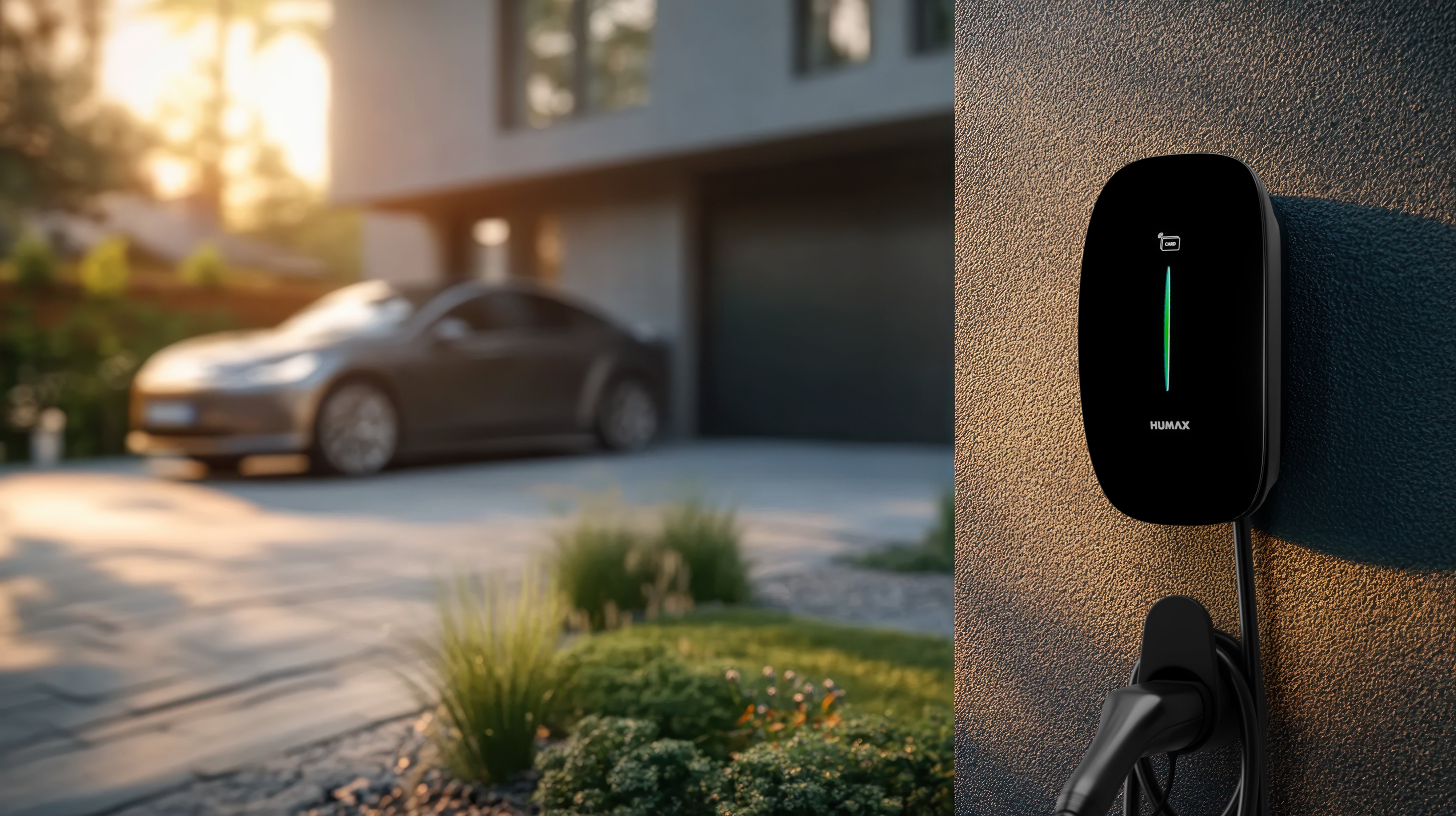 Humax EQ7 Smart EV Charger | Tethered