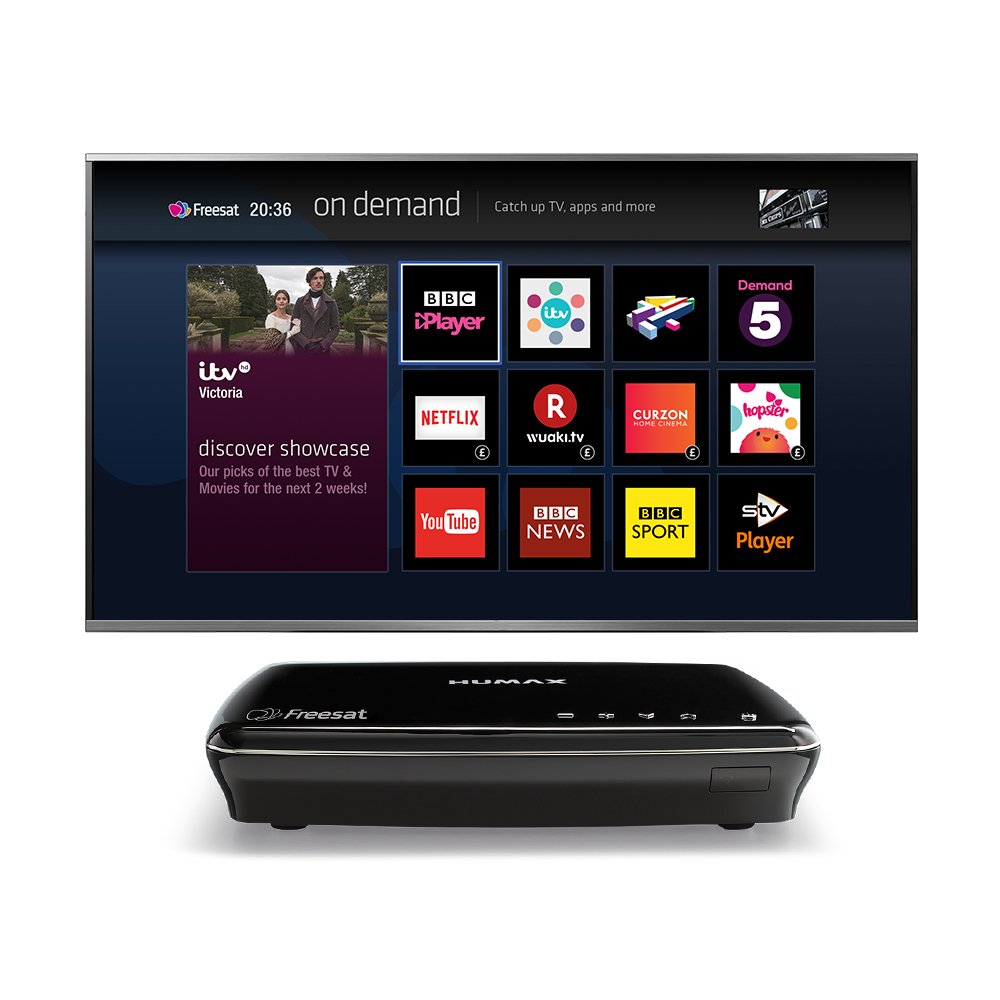 Humax HDR-1100S 500GB Smart Freesat+ Digital TV Recorder - Black | EBay